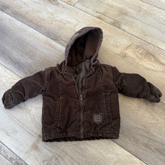 Calvin Klein Baby Puffer corduroy Jacket 18 Months Fall - Picture 1 of 6